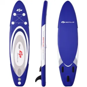 11' Adjustable Inflatable Stand up Paddle SUP Surfboard with Bag