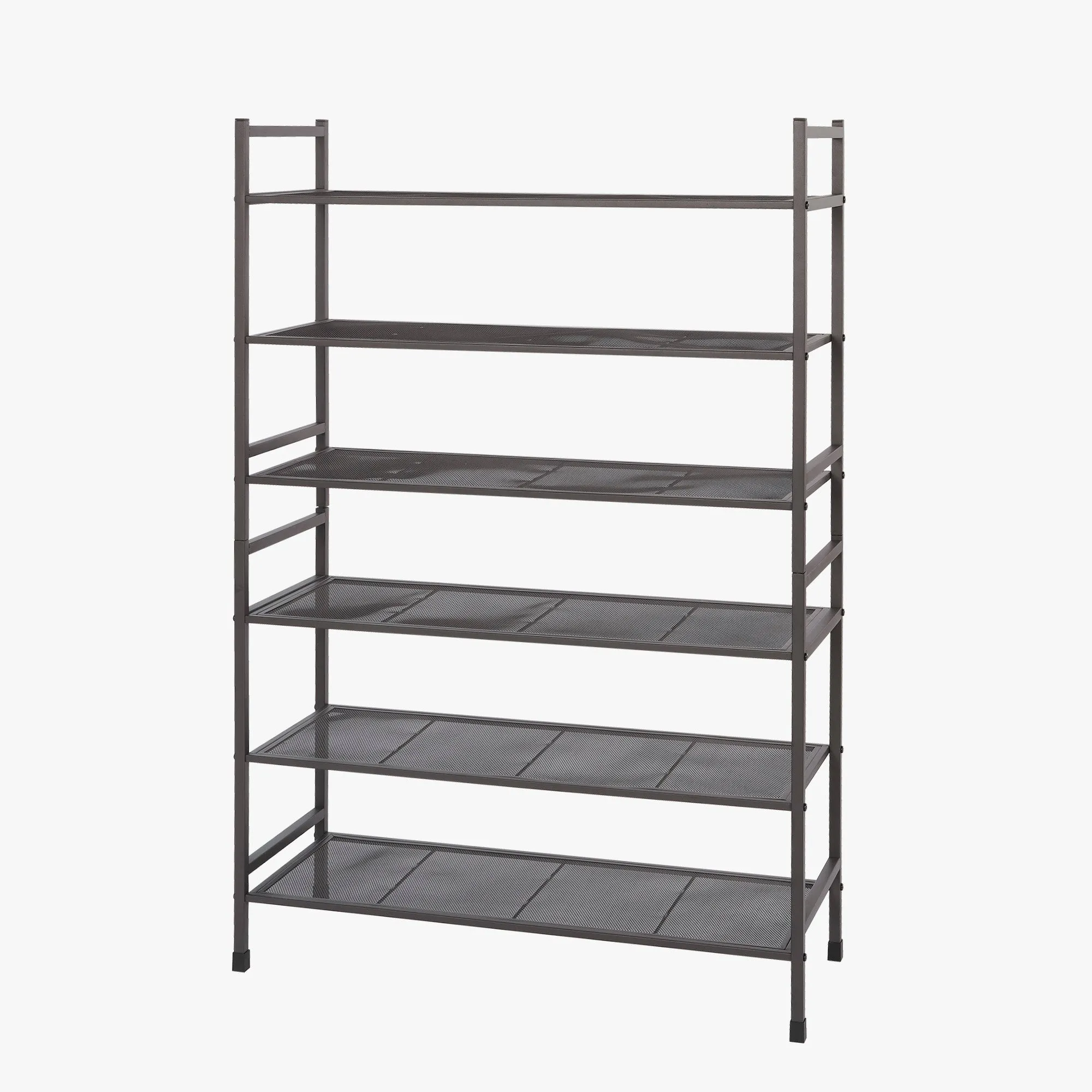 3-Tier Stackable Metal Shoe Rack