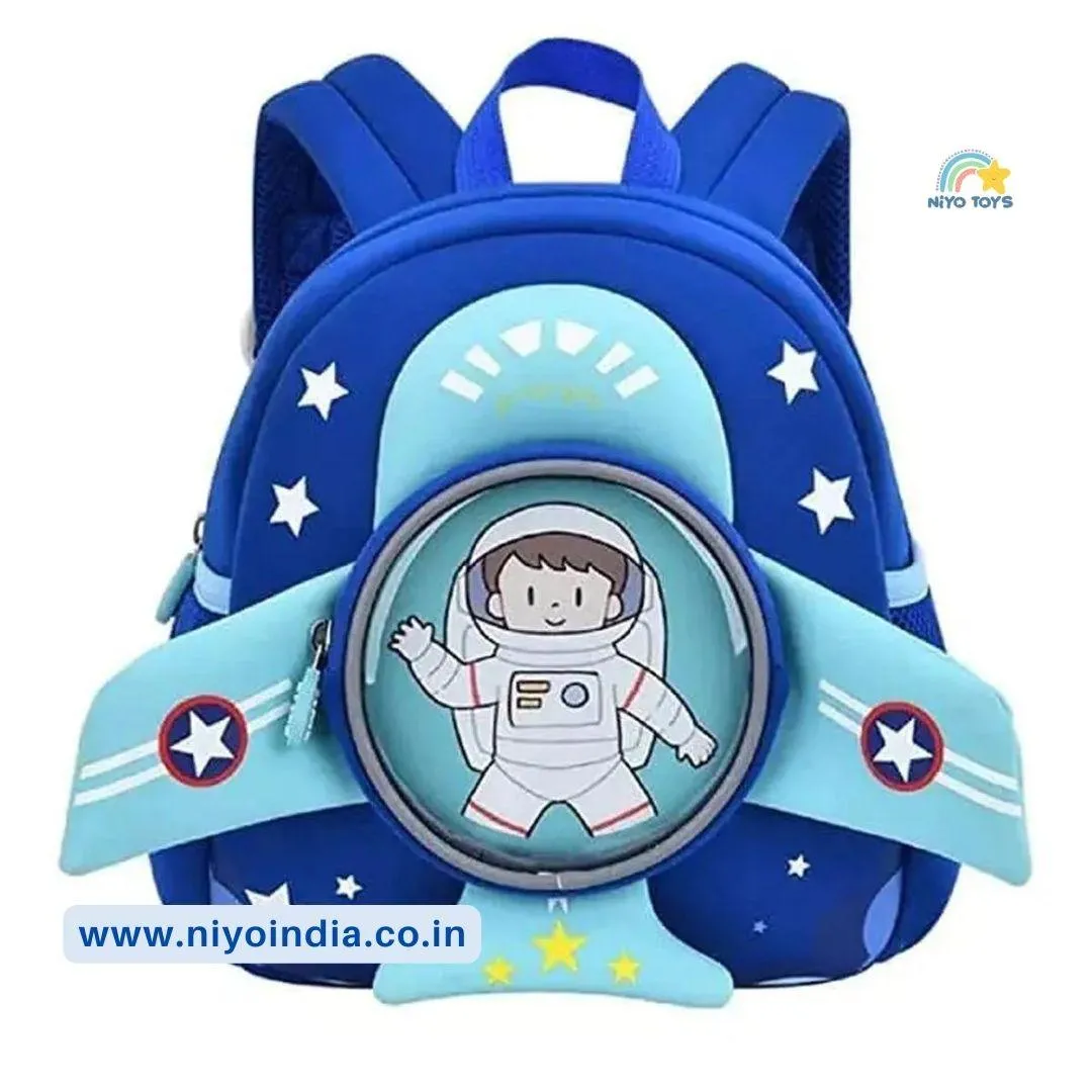 3D Plane Shape Backpack for Kindergarten kids