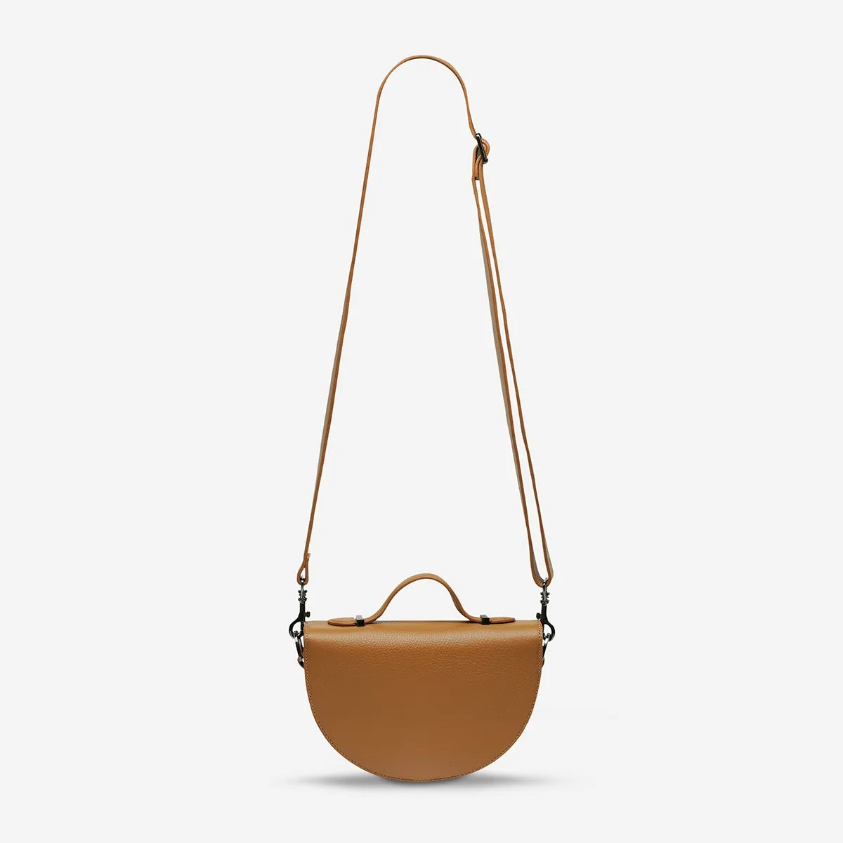 All Nighter Leather Crossbody Bag in Tan