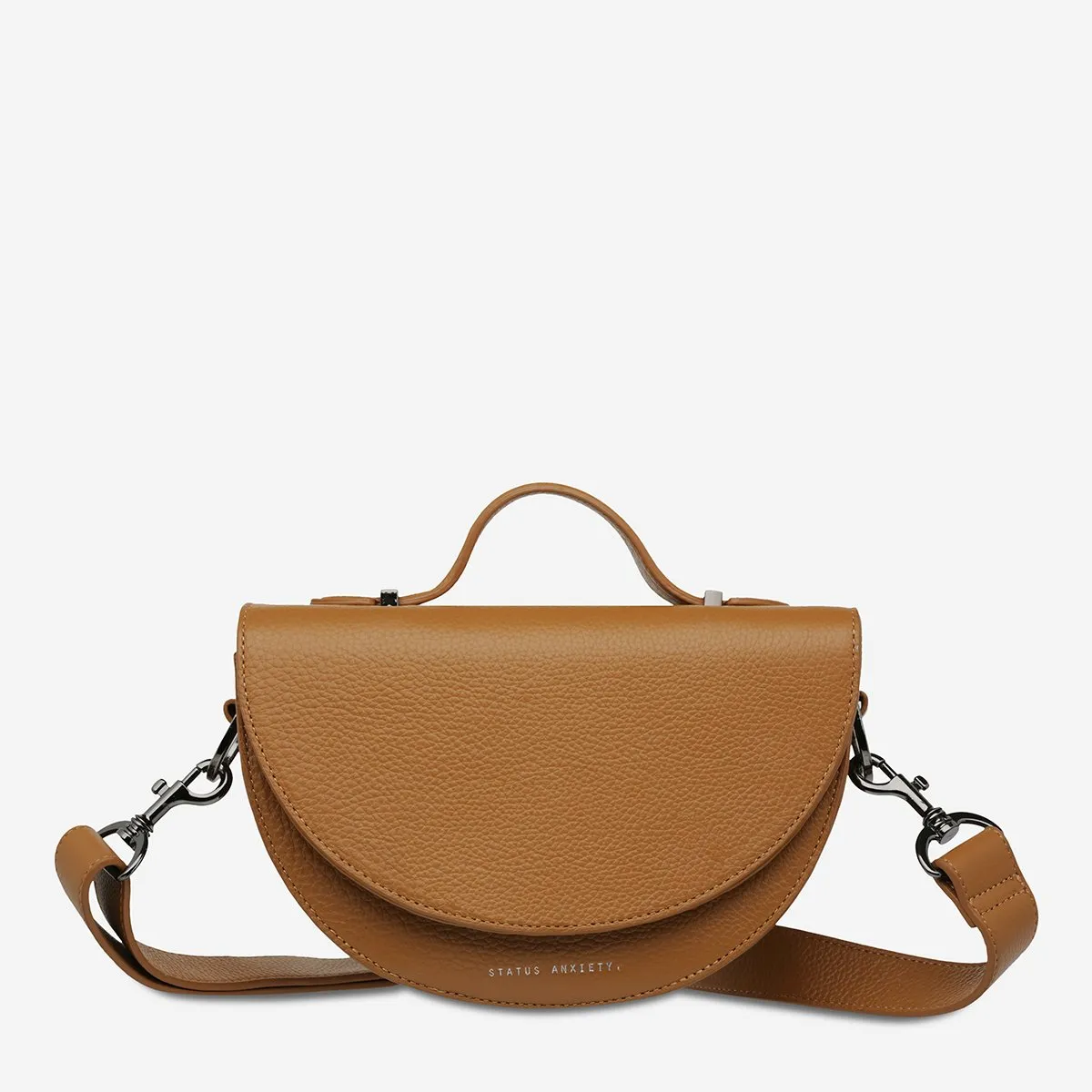 All Nighter Leather Crossbody Bag in Tan