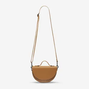 All Nighter Leather Crossbody Bag in Tan