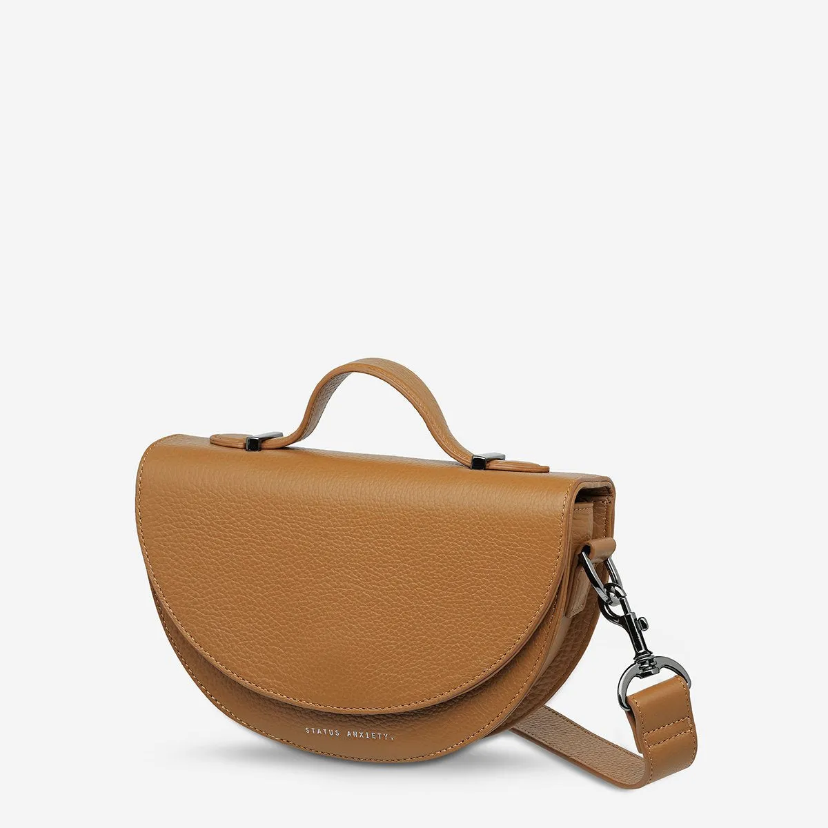 All Nighter Leather Crossbody Bag in Tan