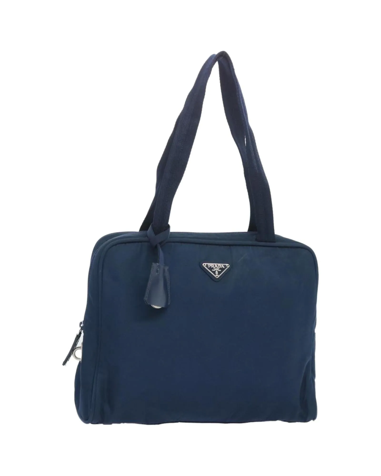 Authentic Navy Nylon Handbag by Prada