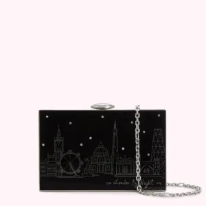 BLACK LONDON BY NIGHT LIVVY CLUTCH BAG