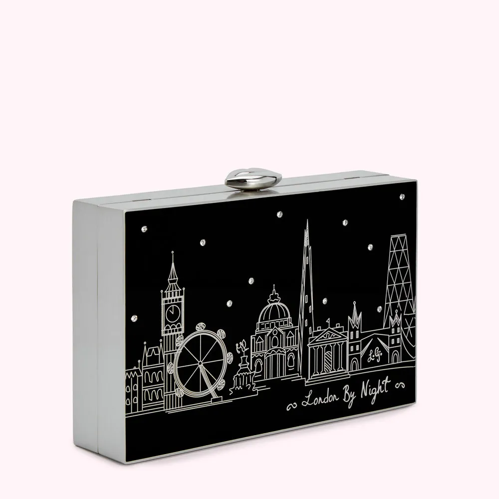 BLACK LONDON BY NIGHT LIVVY CLUTCH BAG