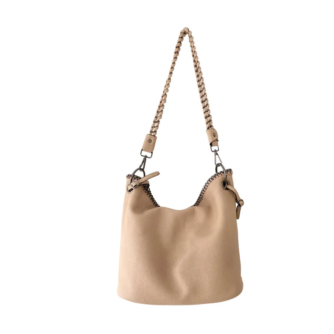 Boho Shoulder Bag Nude