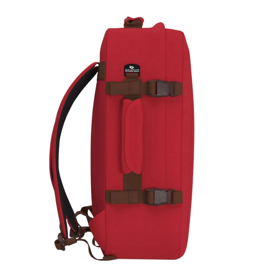 CabinZero Classic 44L Lightweight Carry On Backpack - London Red