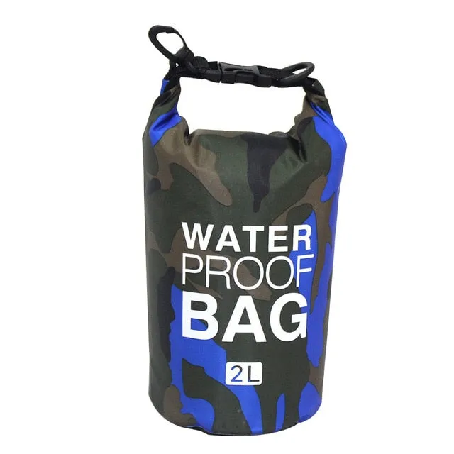 Camouflage Waterproof Dry Bag - various sizes & colors