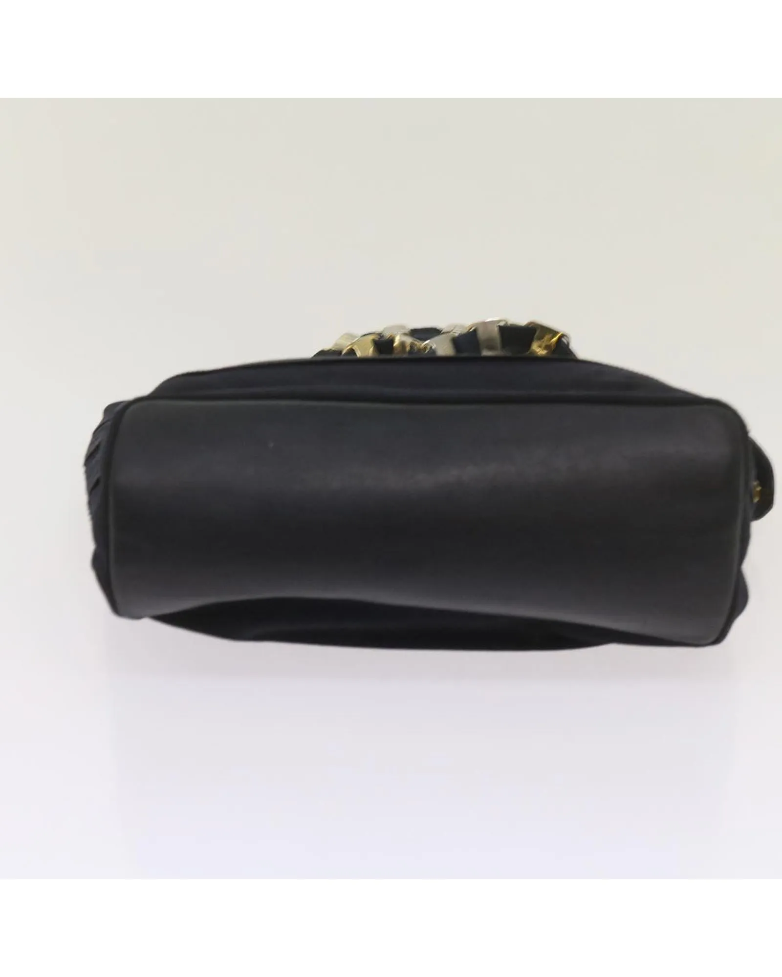 Canvas Black Hand Bag by Salvatore Ferragamo