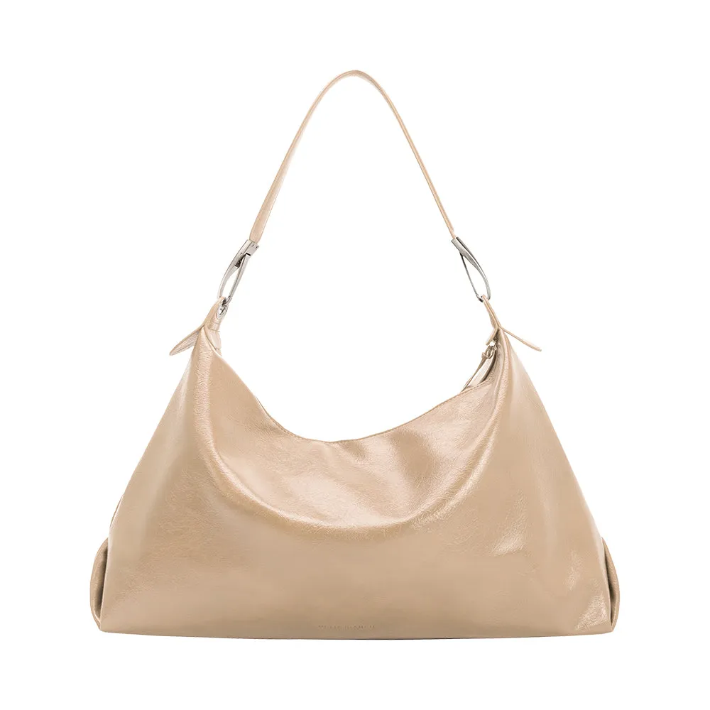 Charlie Beige XL Recycled Vegan Tote Bag - FINAL SALE