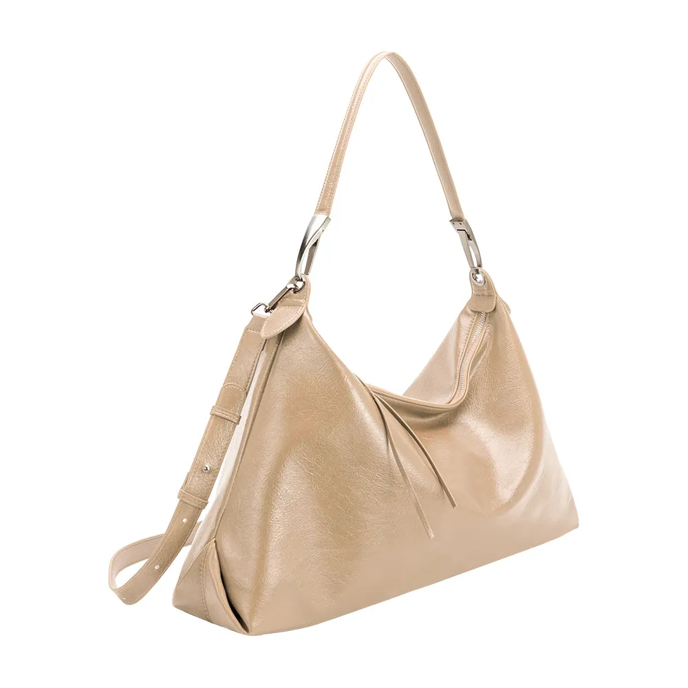 Charlie Beige XL Recycled Vegan Tote Bag - FINAL SALE