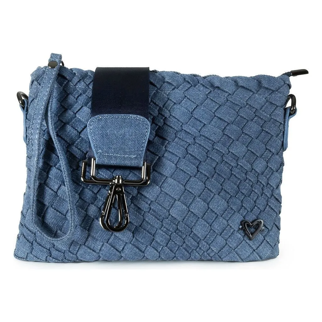 Charlotte Woven Crossbody - Denim Jeans