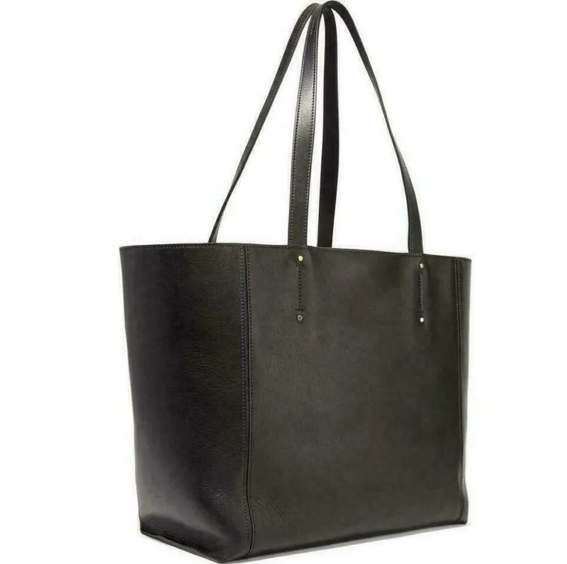 Chloé Milo Medium Suede Black Leather Tote