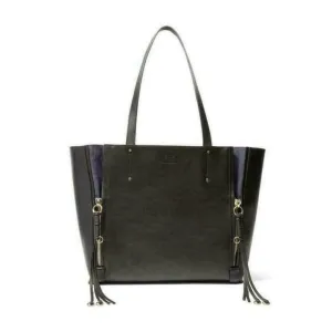 Chloé Milo Medium Suede Black Leather Tote