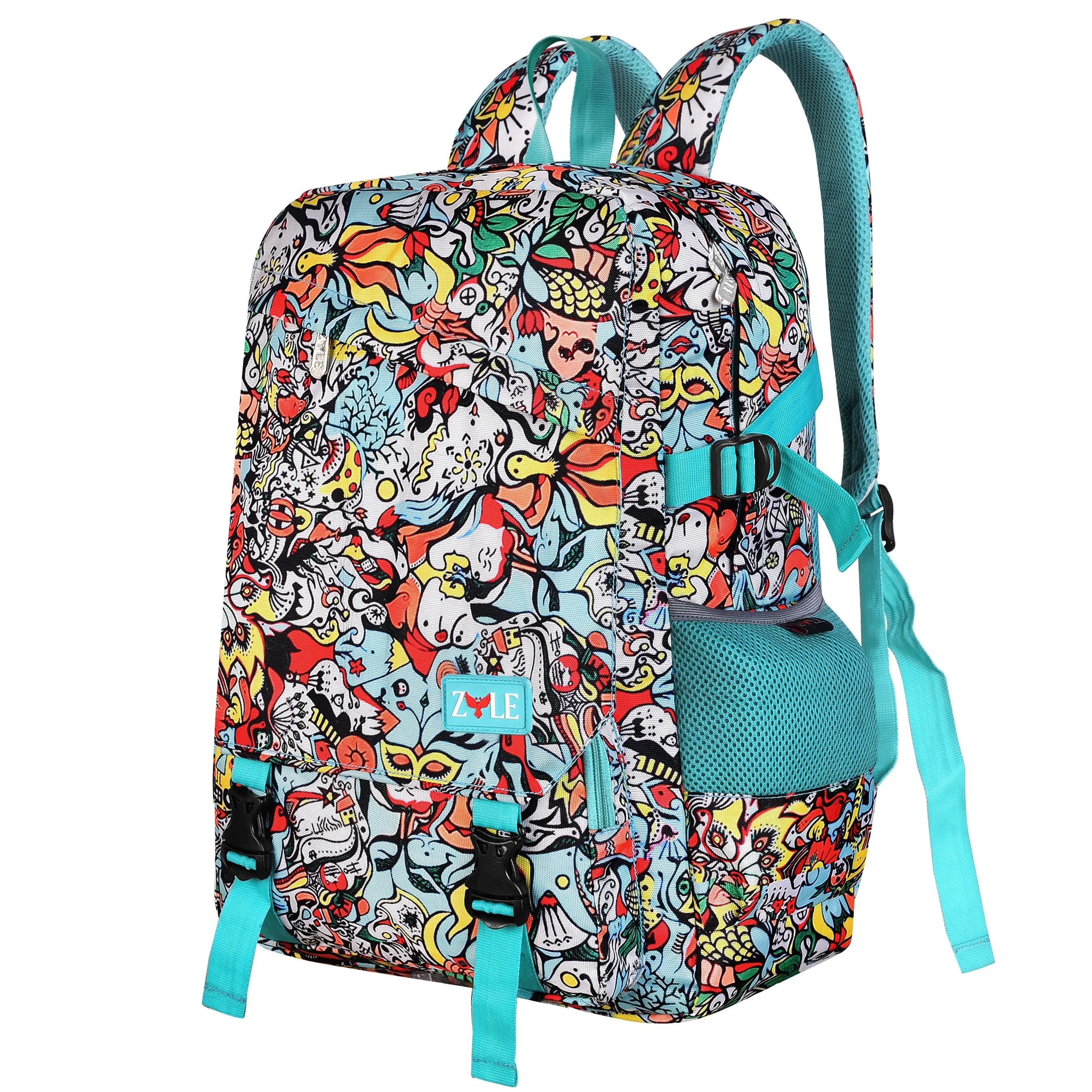 Colorful School Backpack for Girls | ZYLE BAGS