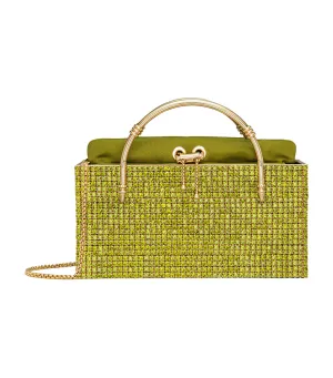 Cupchain Crystal Bag Olive-Gold