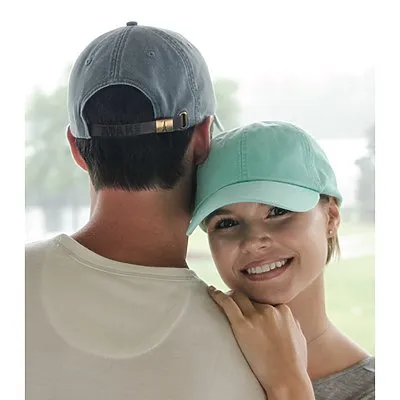 Customizable White Dad Hat with Navy Blue and Green Shadow Block Font