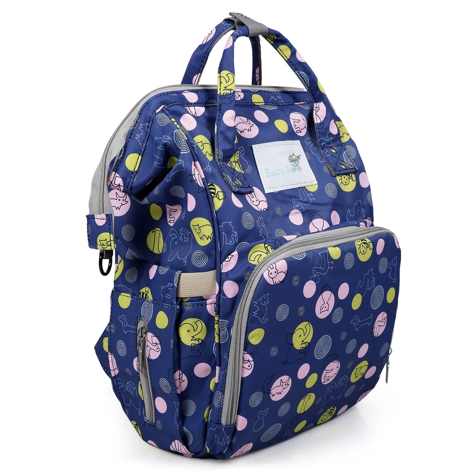 Diaper Bag 
Maternity Backpack Animal Printed
 Blue