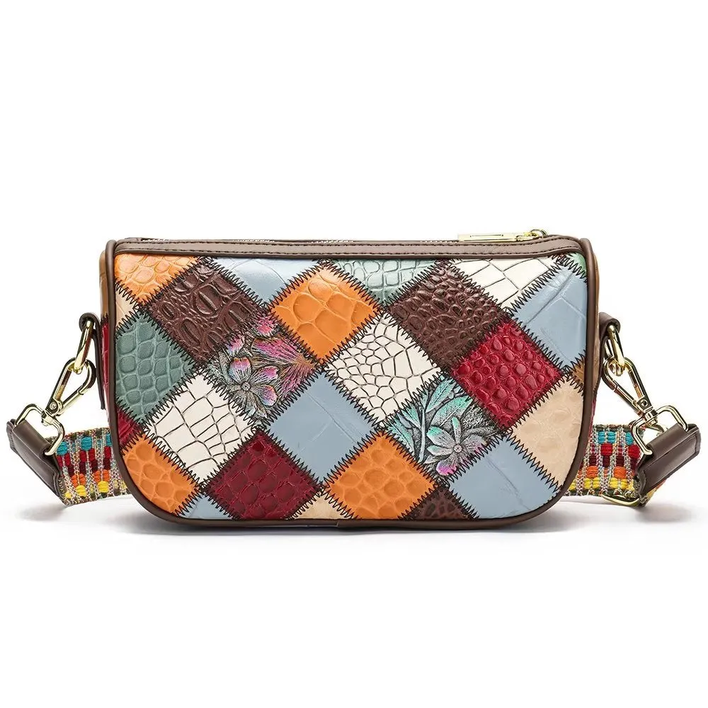 Elegant Cowhide Crossbody Shoulder Bag