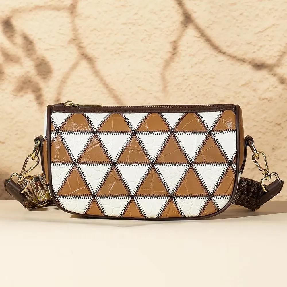 Elegant Cowhide Crossbody Shoulder Bag