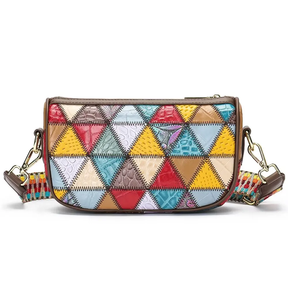 Elegant Cowhide Crossbody Shoulder Bag