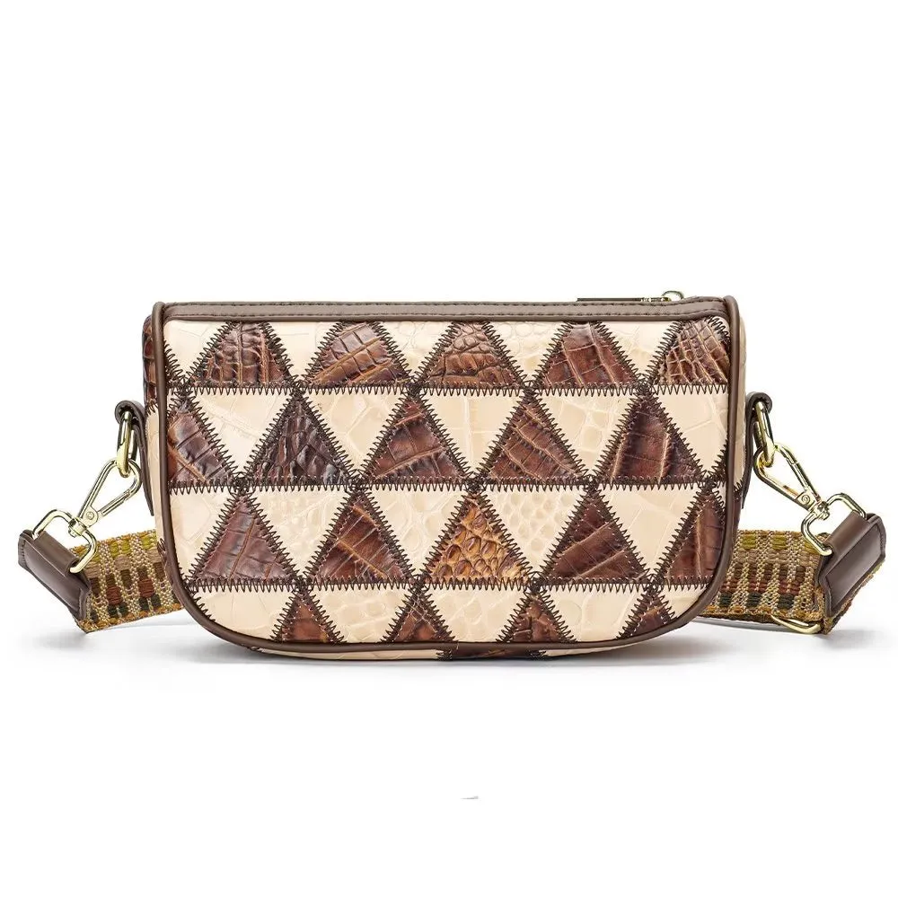 Elegant Cowhide Crossbody Shoulder Bag