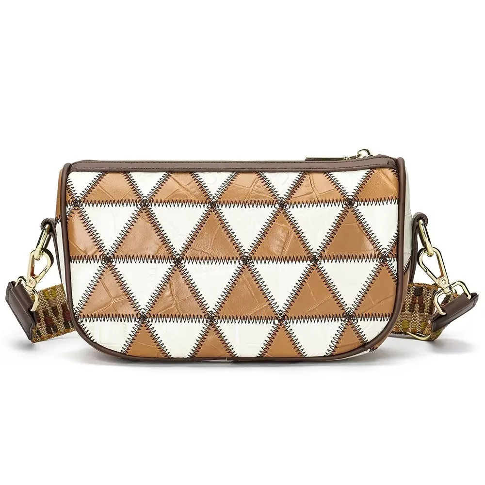 Elegant Cowhide Crossbody Shoulder Bag