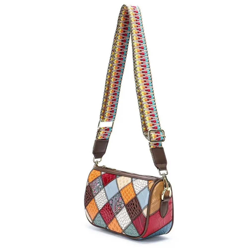 Elegant Cowhide Crossbody Shoulder Bag