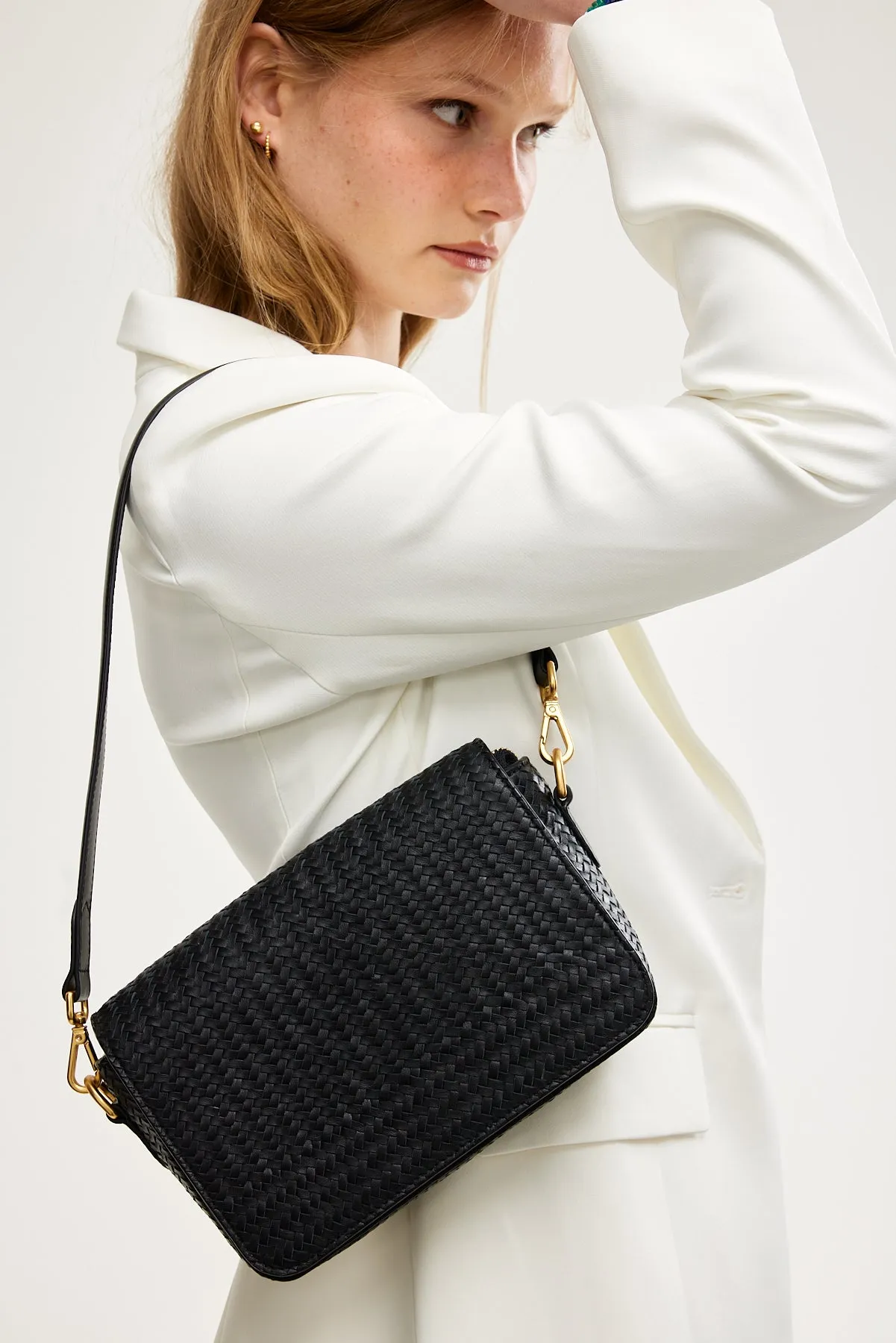 Elsa Woven Crossbody Bag