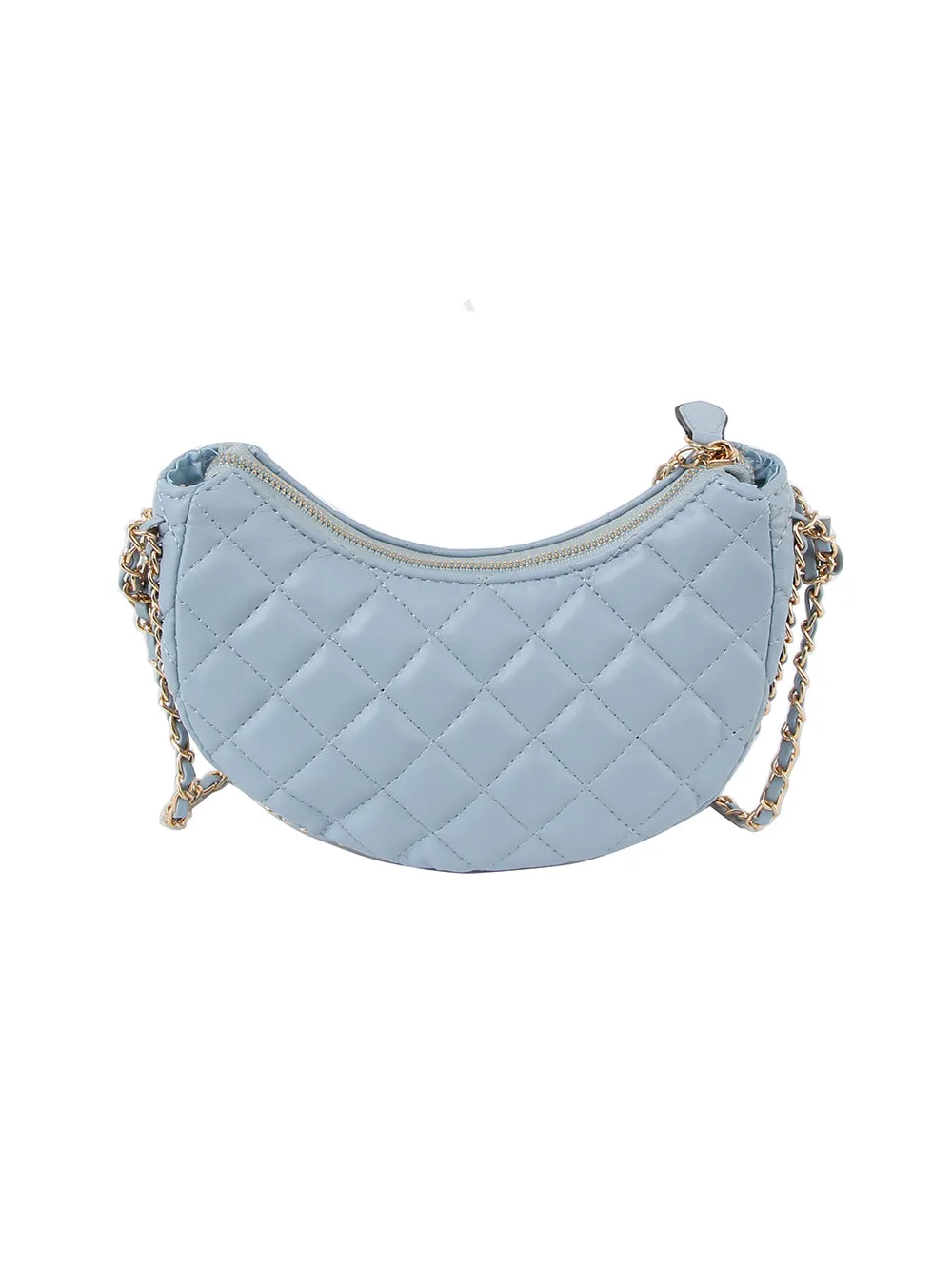 Embellished Quilted Crossbody Bag