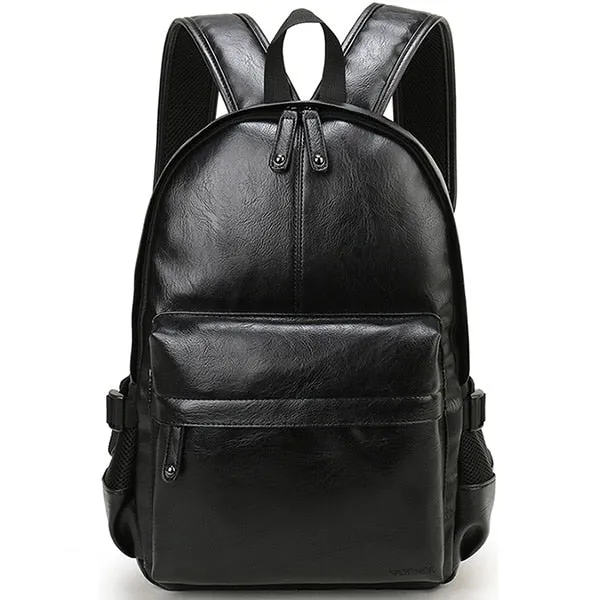 ExoticLux Waterproof Leather Travel Backpack