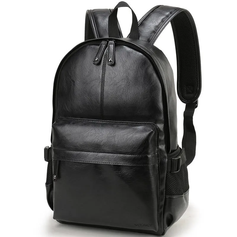 ExoticLux Waterproof Leather Travel Backpack