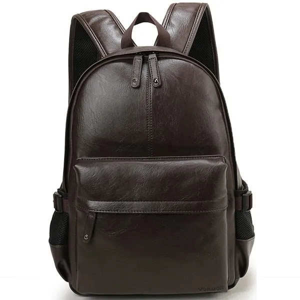 ExoticLux Waterproof Leather Travel Backpack