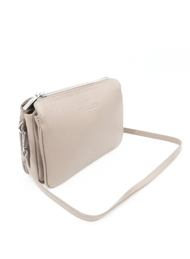 Gai Mattiolo Genuine Leather Crossbody Bag with Removable Shoulder Strap