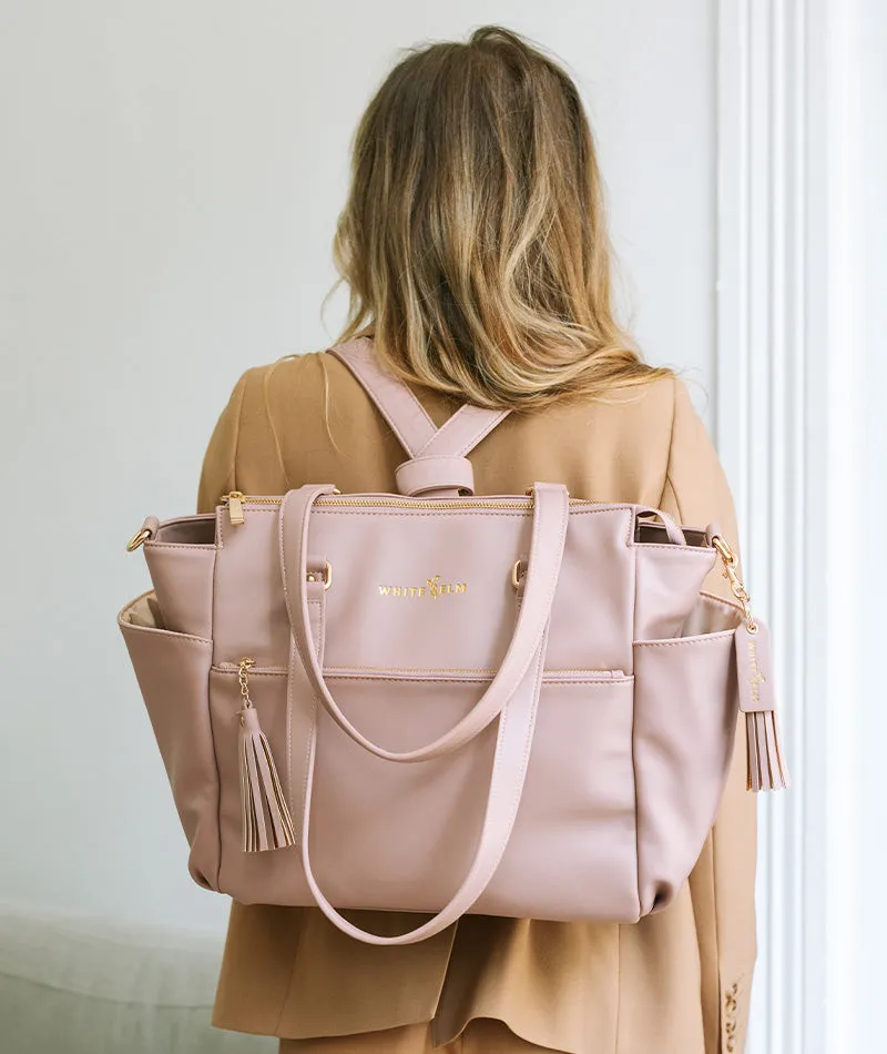 Gemini Convertible Backpack - Dusty Rose