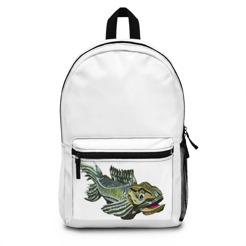 Green Fish Backpack (Made in USA)