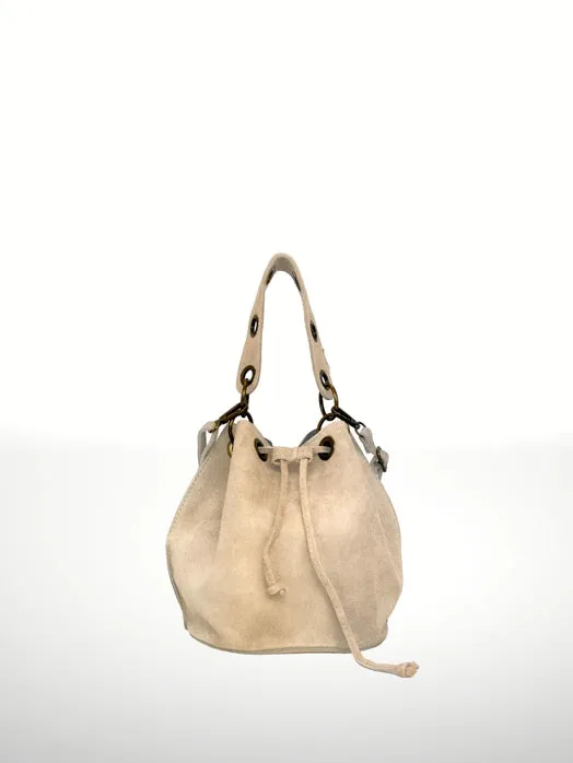 Italian Leather Bucket Bag