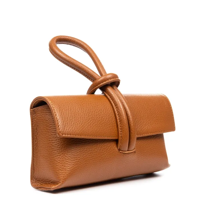 Italian Leather Handbag-Crossbody Strap