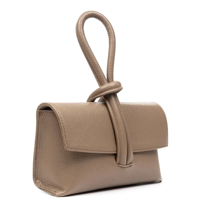 Italian Leather Handbag-Crossbody Strap