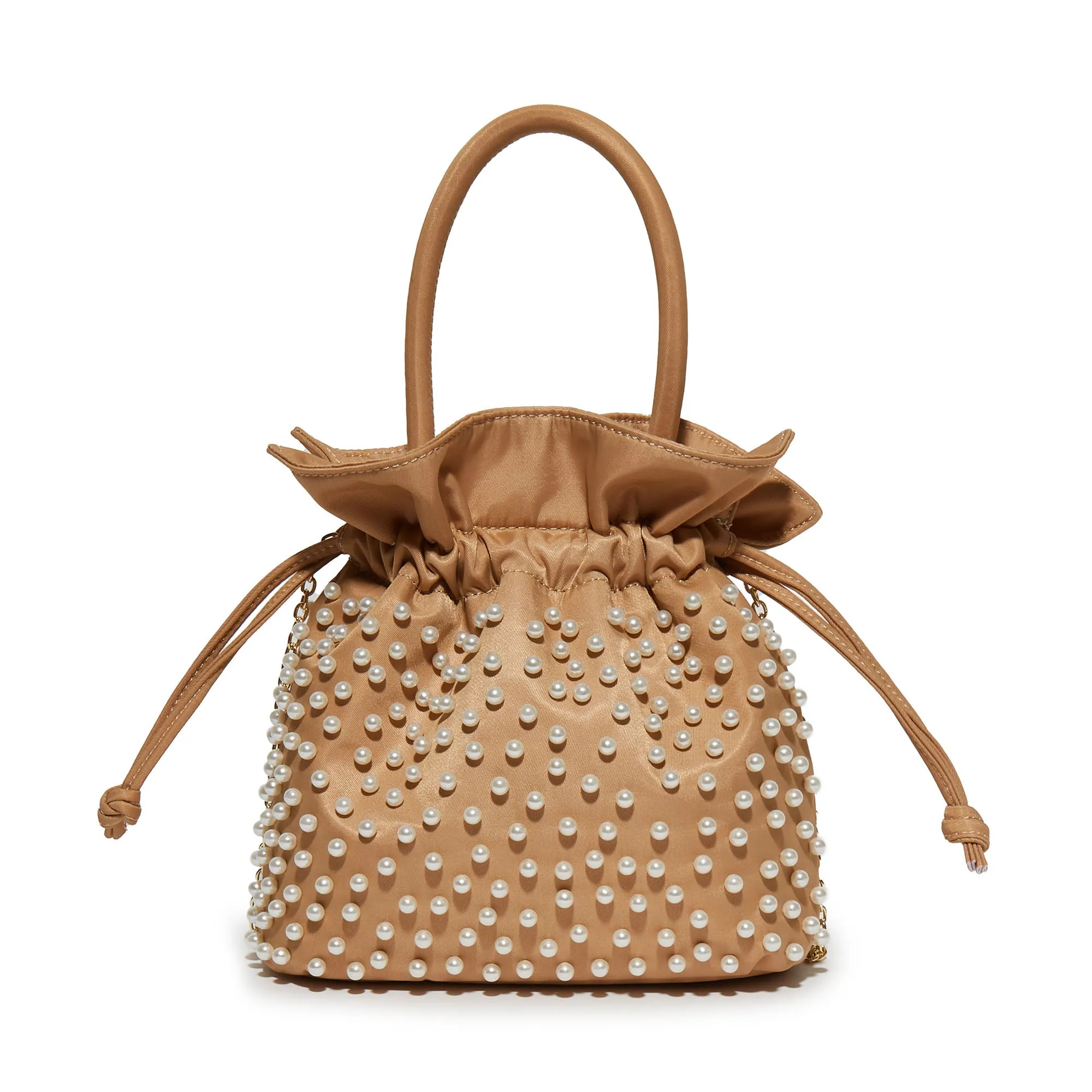 KHAKI PEARL SIA DRAWSTRING BAG