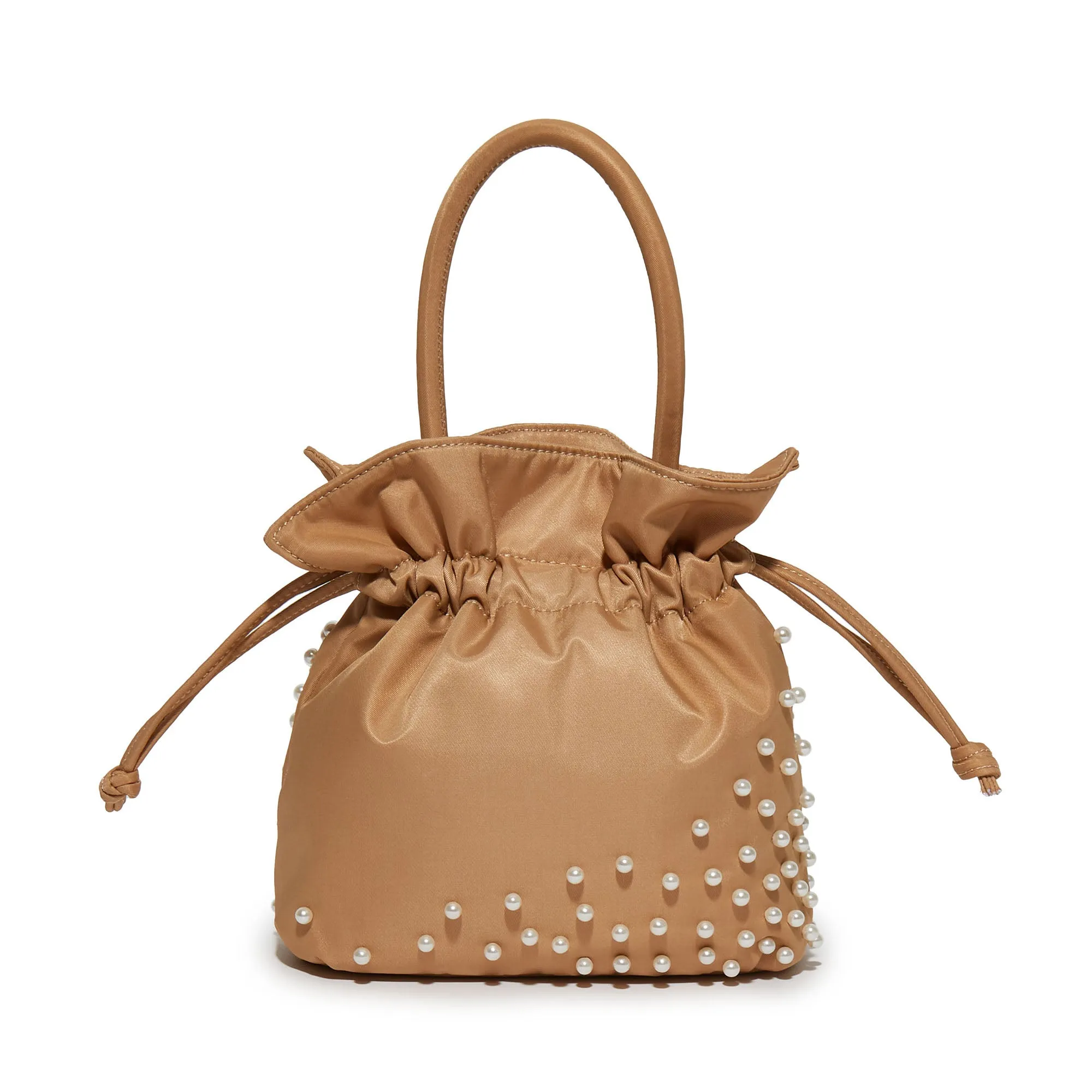 KHAKI PEARL SIA DRAWSTRING BAG