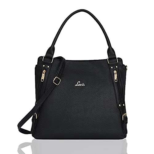 Lavie Women's Faroe Large Satchel Bag Black Ladies Purse Handbag