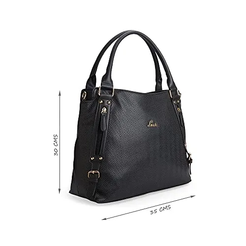 Lavie Women's Faroe Large Satchel Bag Black Ladies Purse Handbag