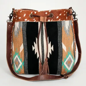 Leather Saddle Blanket Crossbody