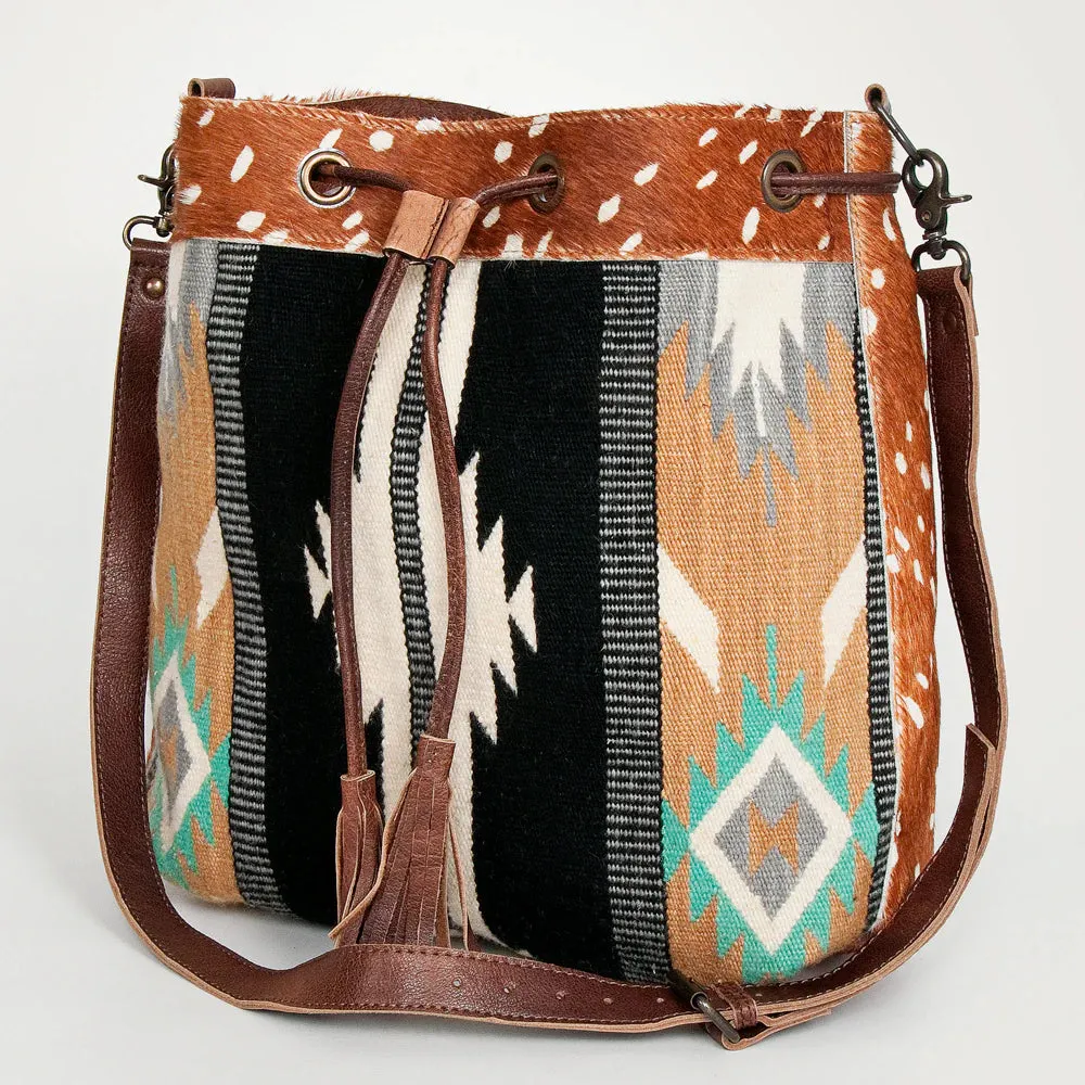 Leather Saddle Blanket Crossbody