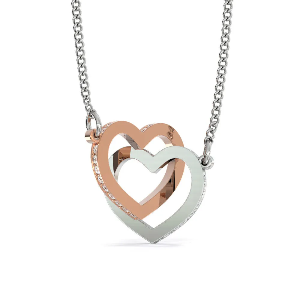 Mom To Daughter Interlocking Hearts Necklace - Always