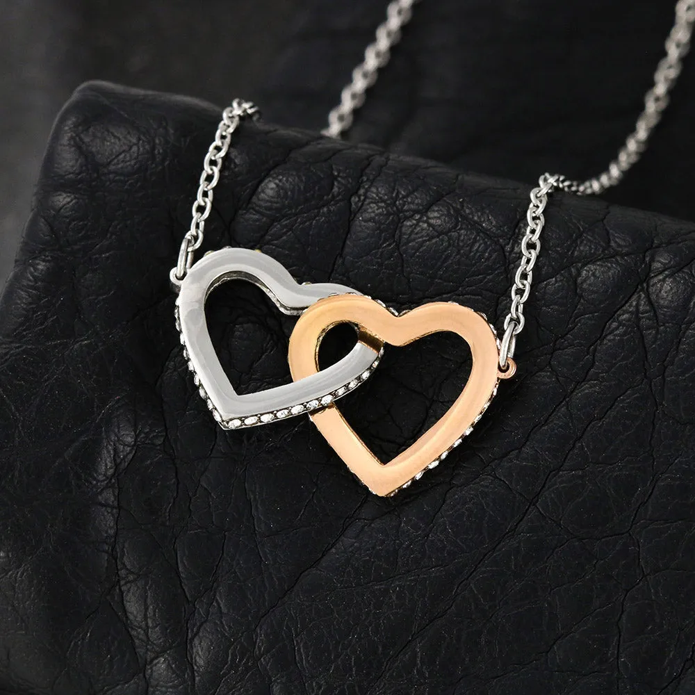 Mom To Daughter Interlocking Hearts Necklace - Always