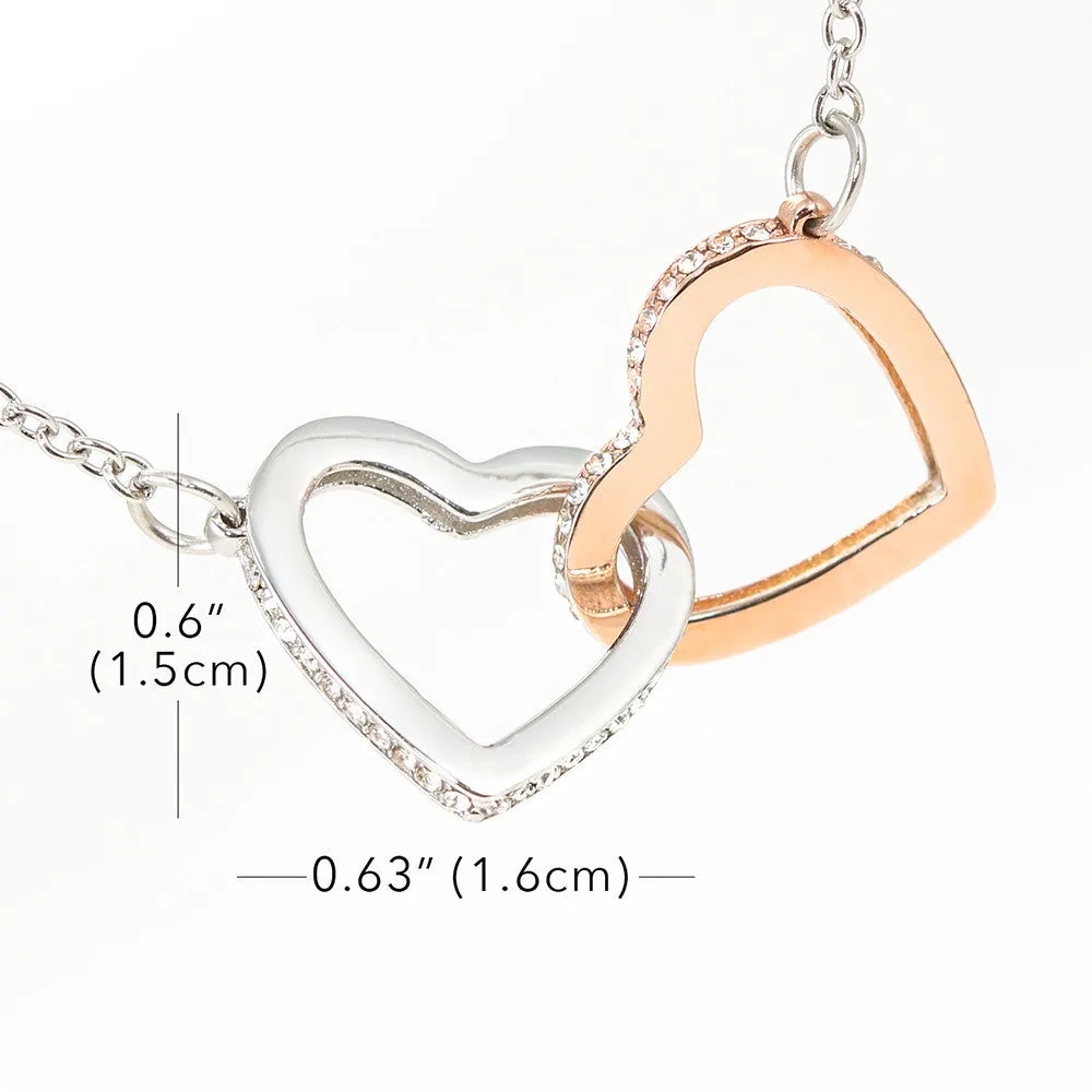 Mom To Daughter Interlocking Hearts Necklace - Always