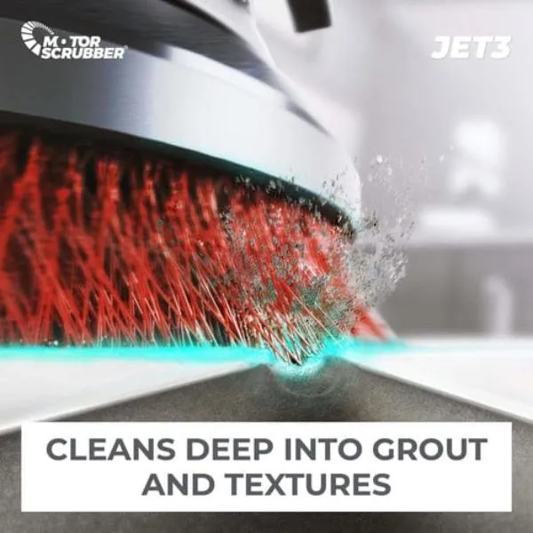 MSJET3 MotorScrubber Cordless Powerful, Lightweight Floor Scrubber